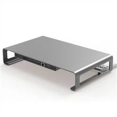 Universal Monitor Riser-stativ med USB-C-hub