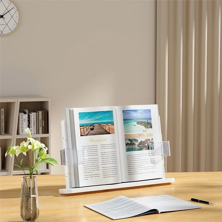 Paper Book Holder Clip Adjust Width Height