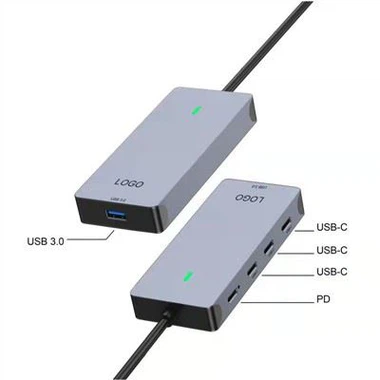 USB4 Thunderbolt4 Hoover Ridge 5 i 1 HUB 60W lading