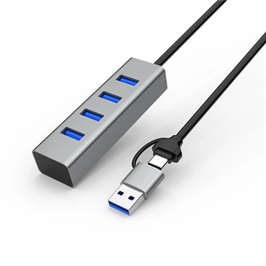 Dual Port-grensesnitt til USB A HUB 5G-adapter