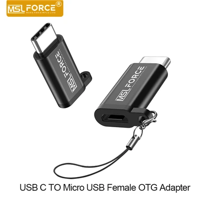 USB Type C hunn- til mikro-USB-hannkonverteringskontakt